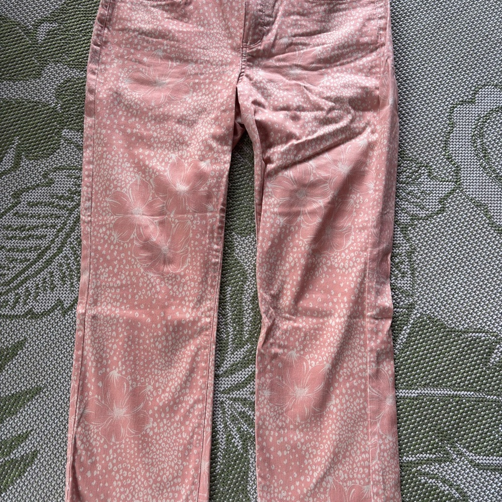 NYDJ Coral Patterned Pants